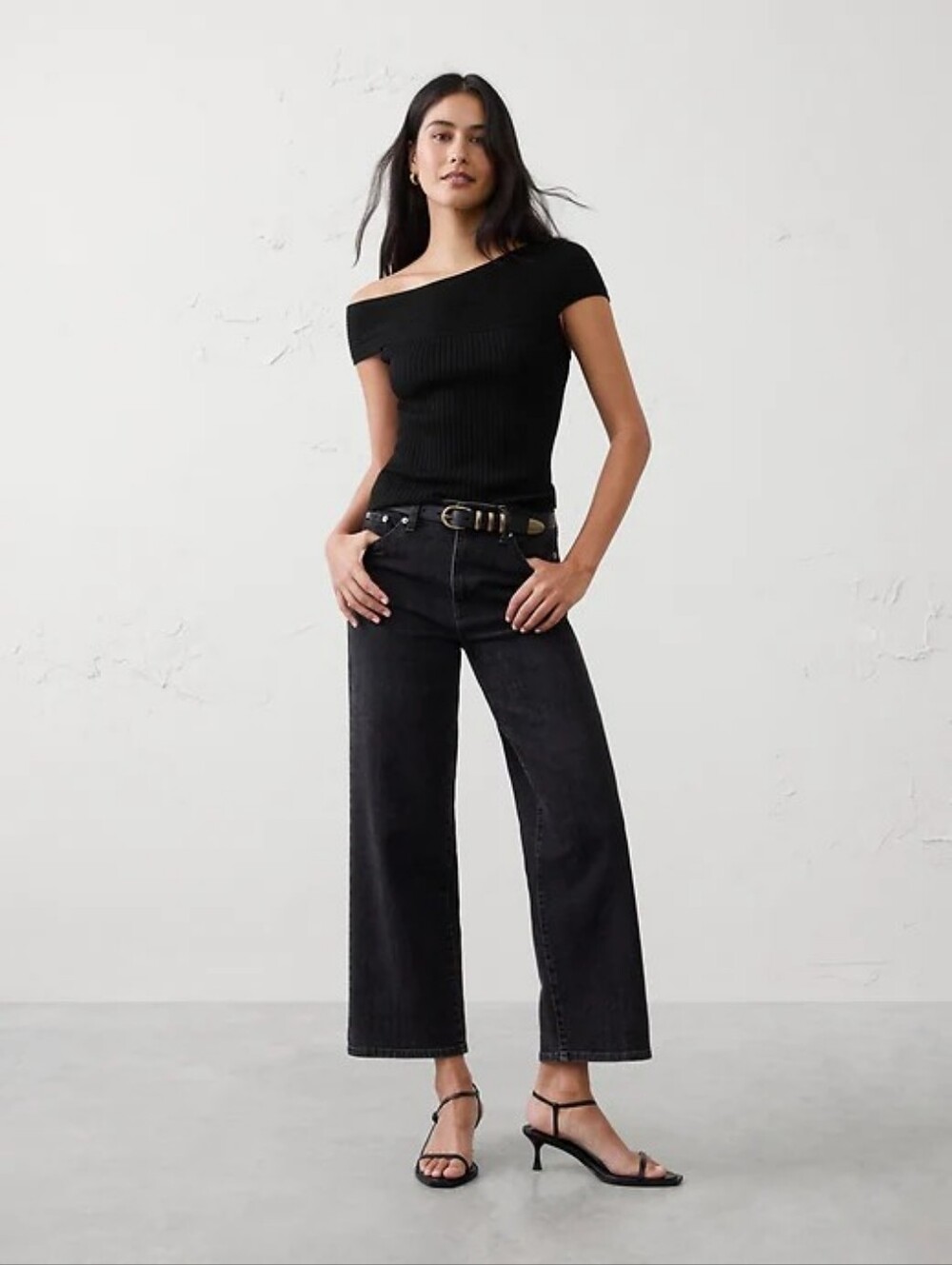 NWT BANANA REPUBLIC | $85 Asymmetrical Ribbed Sweater Blouse
